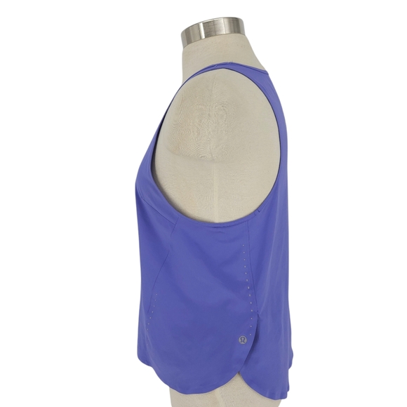 Lululemon Lightweight Stretch Running Tank Top Purple Athletic Workout Shirt 6 - Picture 4 of 8